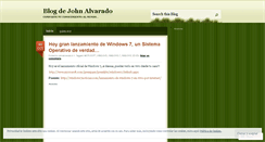 Desktop Screenshot of johnalvarado.wordpress.com