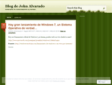 Tablet Screenshot of johnalvarado.wordpress.com