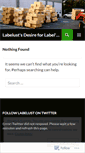 Mobile Screenshot of labelust.wordpress.com