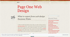 Desktop Screenshot of powebdesign.wordpress.com