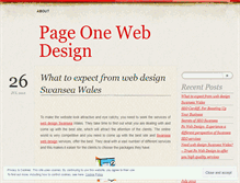 Tablet Screenshot of powebdesign.wordpress.com