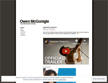 Tablet Screenshot of owenmcgonigle.wordpress.com