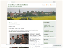 Tablet Screenshot of eurotravhist.wordpress.com