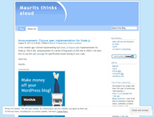 Tablet Screenshot of maurits.wordpress.com