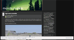 Desktop Screenshot of mondomondo.wordpress.com