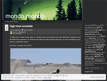 Tablet Screenshot of mondomondo.wordpress.com