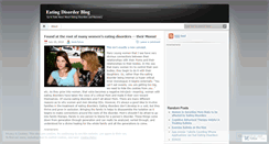 Desktop Screenshot of eatingdisordernews.wordpress.com