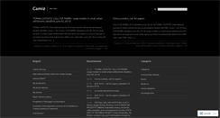 Desktop Screenshot of camiz.wordpress.com