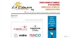 Desktop Screenshot of camaraespanola.wordpress.com