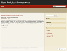Tablet Screenshot of newreligiousmovements.wordpress.com