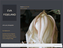 Tablet Screenshot of evafidjeland.wordpress.com