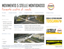 Tablet Screenshot of montignoso5stelle.wordpress.com