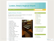 Tablet Screenshot of londonanglican.wordpress.com