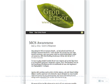 Tablet Screenshot of gronfrisor.wordpress.com