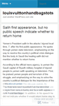 Mobile Screenshot of louisvuittonhandbagstots.wordpress.com