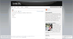 Desktop Screenshot of nostalgicbliss.wordpress.com