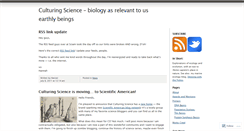 Desktop Screenshot of culturingscience.wordpress.com