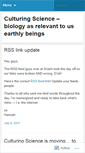 Mobile Screenshot of culturingscience.wordpress.com
