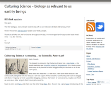 Tablet Screenshot of culturingscience.wordpress.com