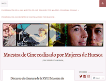 Tablet Screenshot of cinerealizadopormujeres.wordpress.com