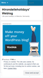 Mobile Screenshot of hirondelleholidays.wordpress.com