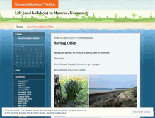 Tablet Screenshot of hirondelleholidays.wordpress.com