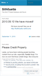 Mobile Screenshot of ftsilh0uette.wordpress.com