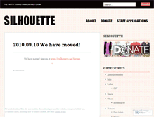 Tablet Screenshot of ftsilh0uette.wordpress.com