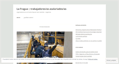 Desktop Screenshot of lafraguafpds.wordpress.com