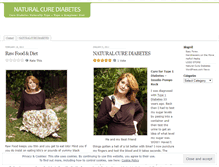 Tablet Screenshot of naturalcurediabetes.wordpress.com