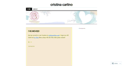 Desktop Screenshot of cristinacarlino.wordpress.com