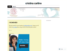 Tablet Screenshot of cristinacarlino.wordpress.com