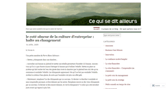 Desktop Screenshot of cequiseditailleurs.wordpress.com