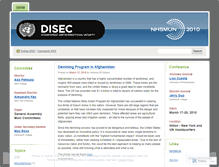 Tablet Screenshot of nhsmun2010disec.wordpress.com