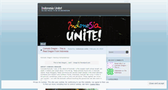 Desktop Screenshot of indonesiaunite.wordpress.com
