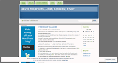 Desktop Screenshot of kenyaprospects.wordpress.com