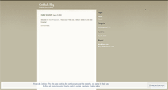 Desktop Screenshot of grafuckdesign.wordpress.com