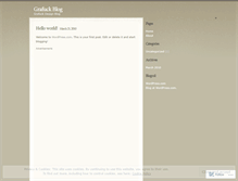 Tablet Screenshot of grafuckdesign.wordpress.com