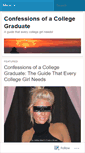 Mobile Screenshot of collegegrad.wordpress.com