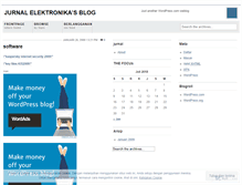 Tablet Screenshot of jurnalelektronika.wordpress.com
