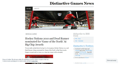 Desktop Screenshot of distinctivegame.wordpress.com
