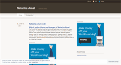 Desktop Screenshot of natachaamal.wordpress.com