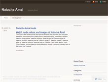 Tablet Screenshot of natachaamal.wordpress.com