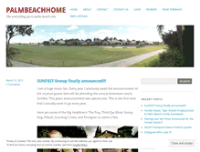 Tablet Screenshot of palmbeachhome.wordpress.com