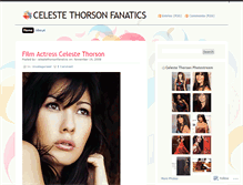 Tablet Screenshot of celestethorsonfanatics.wordpress.com