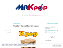 Tablet Screenshot of mrkpop.wordpress.com