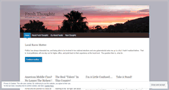 Desktop Screenshot of freshthoughtz.wordpress.com