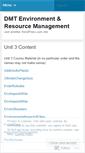 Mobile Screenshot of dmtenviroresource.wordpress.com