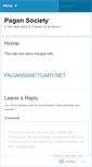 Mobile Screenshot of pagans.wordpress.com