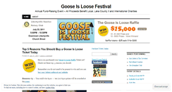 Desktop Screenshot of gooseisloosefestival.wordpress.com